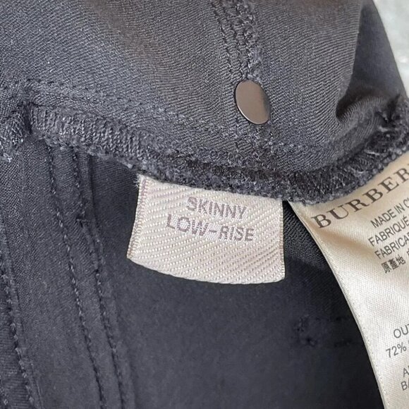 Burberry Brit Black skinny low rise jeans 30 - Picture 10 of 11